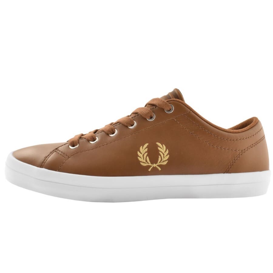 Fred perry underspin leather trainers hot sale